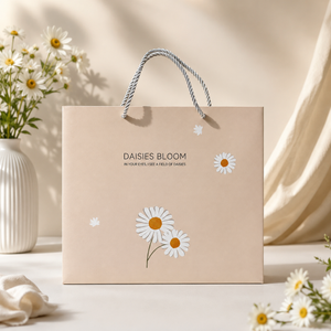 Daisies Bloom Aesthetic Paper Gift Bag