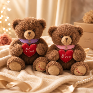 Cuddle Boba Heart Teddy Plush (30 cm) - KawaiWorld