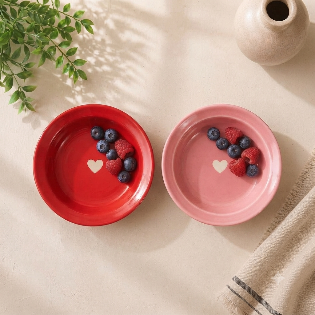 Sweetheart Ceramic Serving Plate