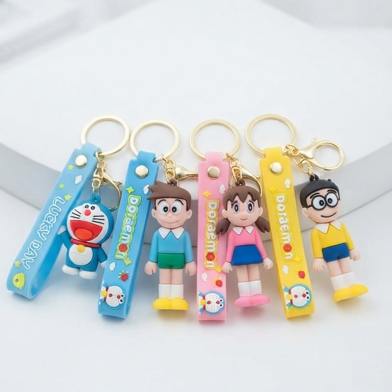 The "Doraemon & Friends" Classic Keyrings