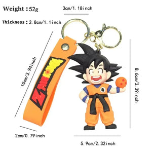 Dragon Ball Z Saiyan Saga 3D Keychain - KawaiWorld