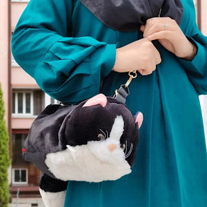 Feline Fatale Cat Plush Handbag - KawaiWorld