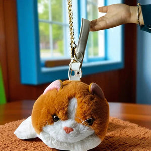 Feline Fatale Cat Plush Handbag - KawaiWorld