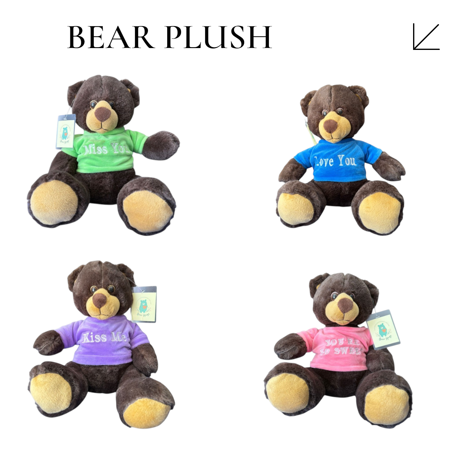 Message Bear Plush Series - KawaiWorld