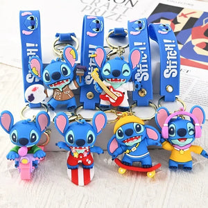 Blue Alien Adventure Keychain - KawaiWorld
