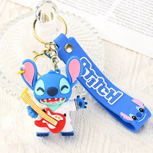 Blue Alien Adventure Keychain - KawaiWorld