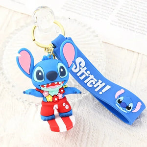 Blue Alien Adventure Keychain - KawaiWorld
