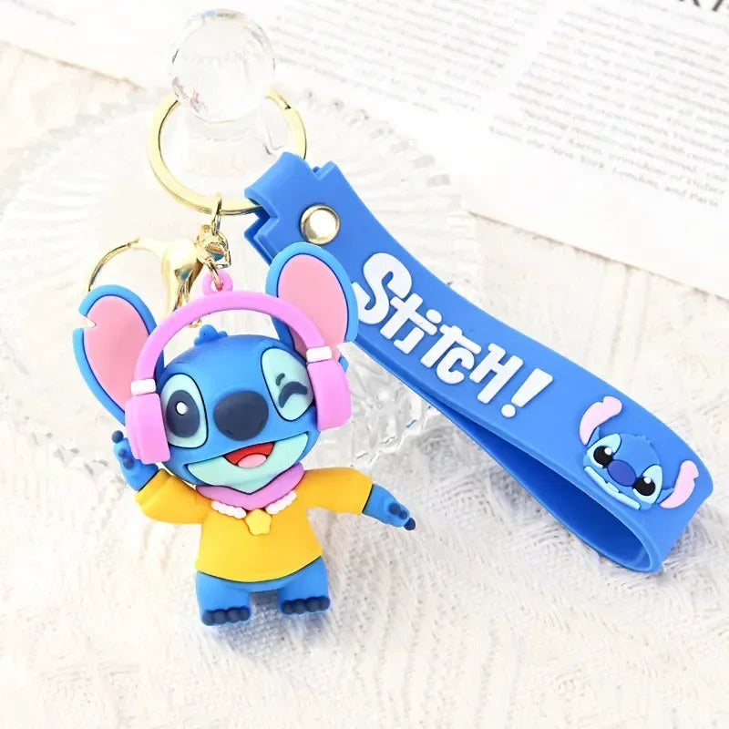 Blue Alien Adventure Keychain - KawaiWorld