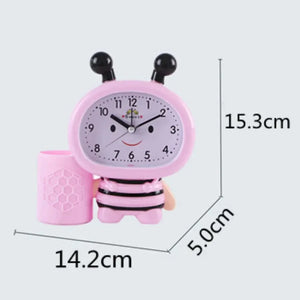 Bee-Spoke Alarm Clock Pen Holder - KawaiWorld
