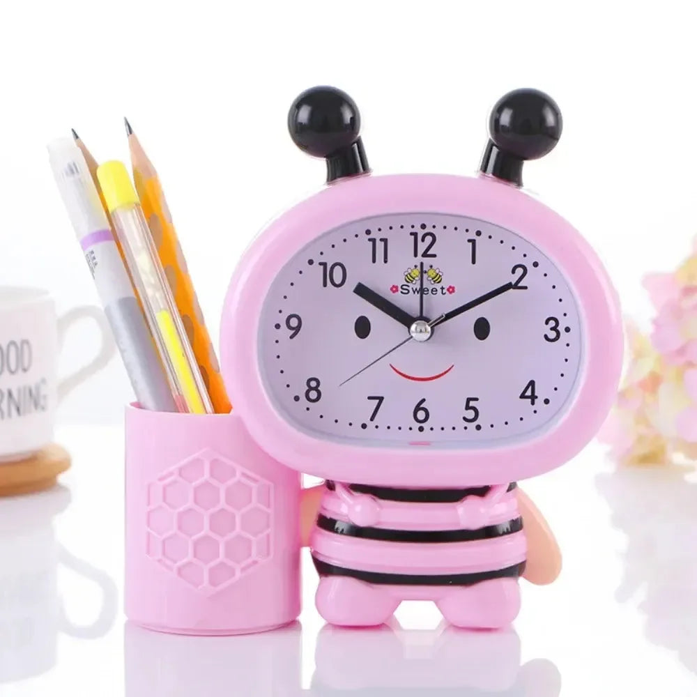 Bee-Spoke Alarm Clock Pen Holder - KawaiWorld