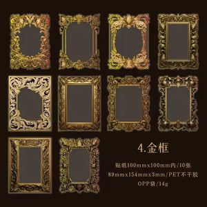 Gilded Mythology Premium Sticker Pack (10 Pcs) - KawaiWorld