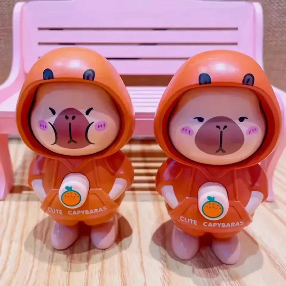 Capy Mood Face-Changing Keychain - KawaiWorld