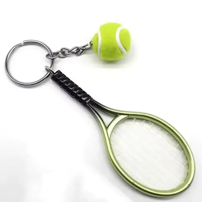 Love-All Lobs Tennis Racket & Ball Keychain - KawaiWorld