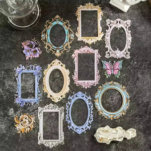 Lace Dream Frame Collage Sticker Pack (10 Pcs) - KawaiWorld