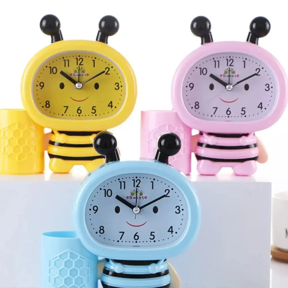 Bee-Spoke Alarm Clock Pen Holder - KawaiWorld