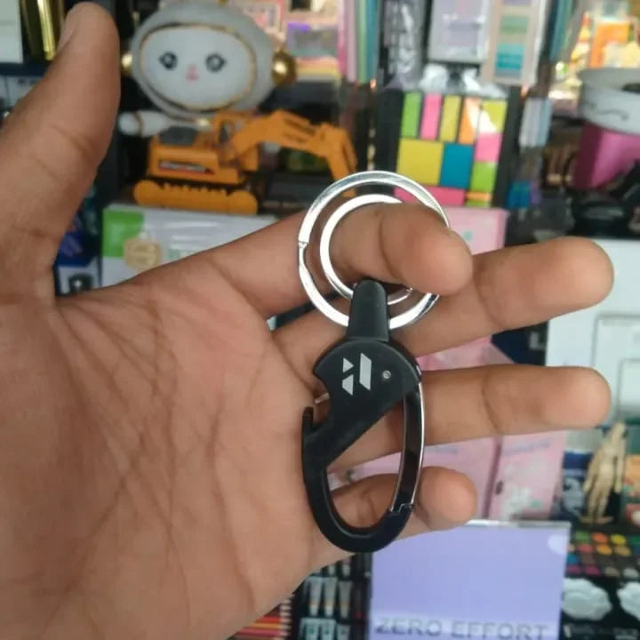 Two-Wheeled Bike Logo Keychain