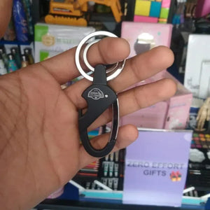Two-Wheeled Bike Logo Keychain