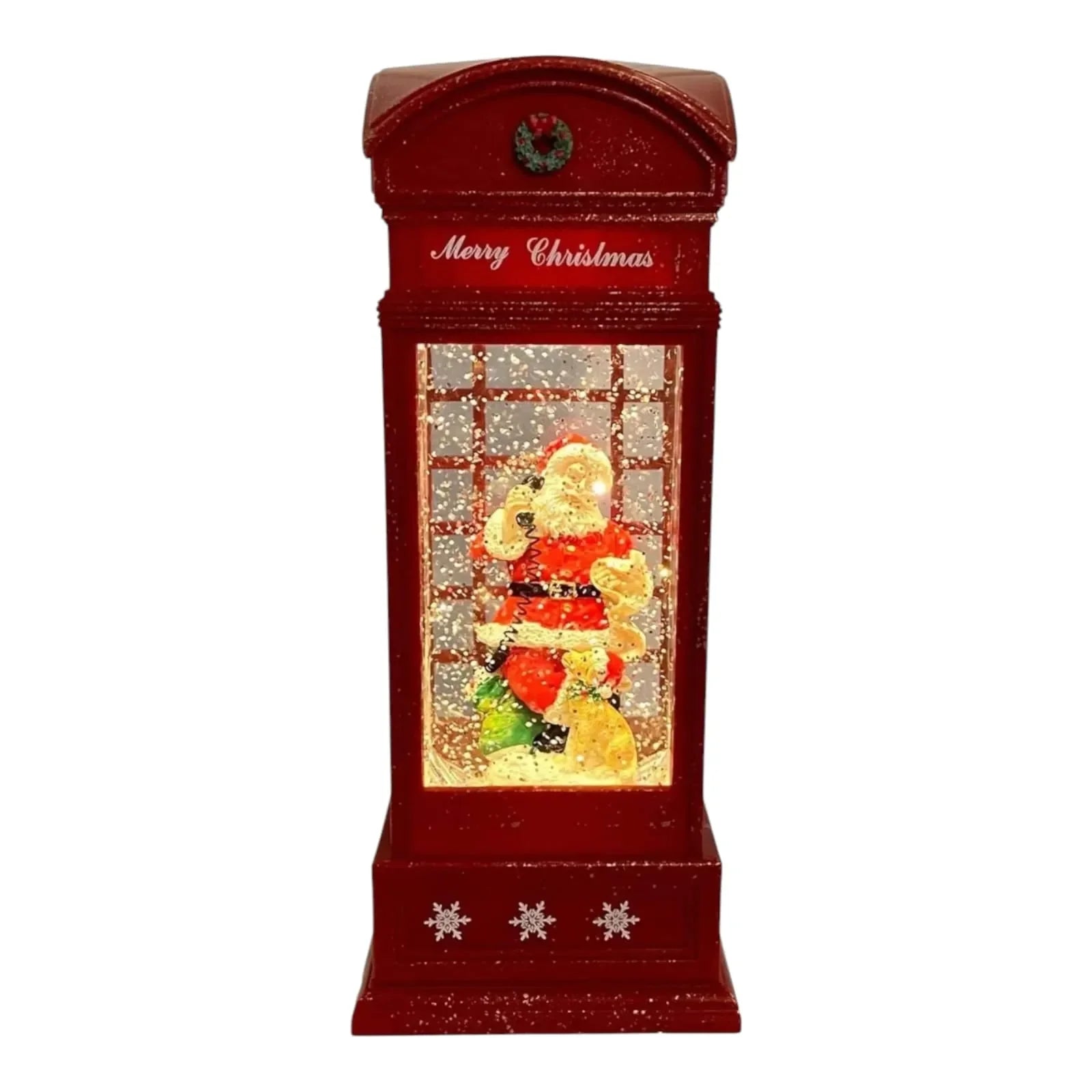 Music and Light Santa Phone Booth - KawaiWorld