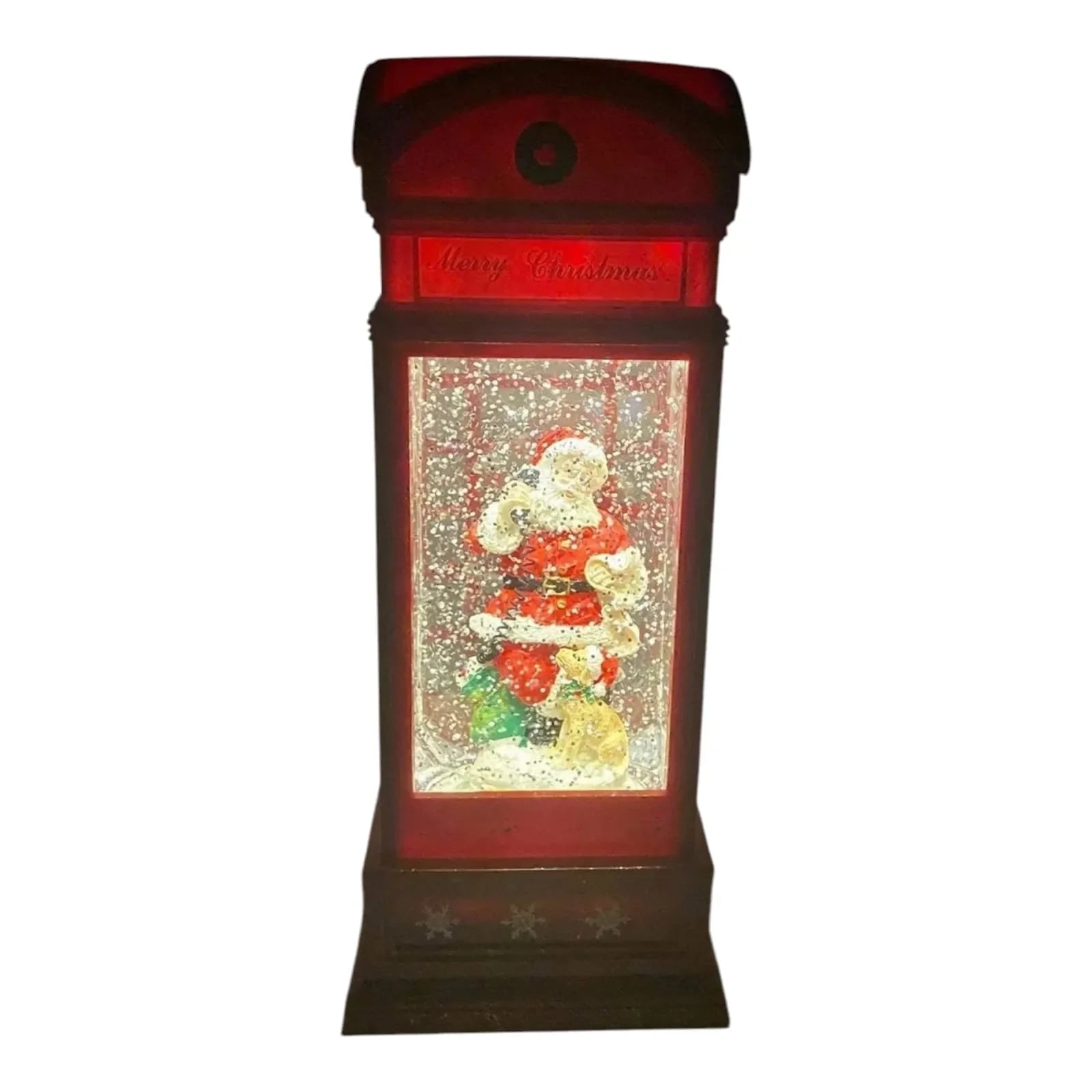 Music and Light Santa Phone Booth - KawaiWorld
