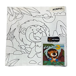 Blank Artistic Pre-Drawn Canvas Set (6x6)
