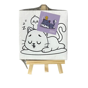 Blank Artistic Pre-Drawn Canvas Set (6x6)