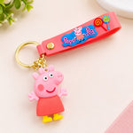 Adorable Peppa Pig Cartoon Keychain