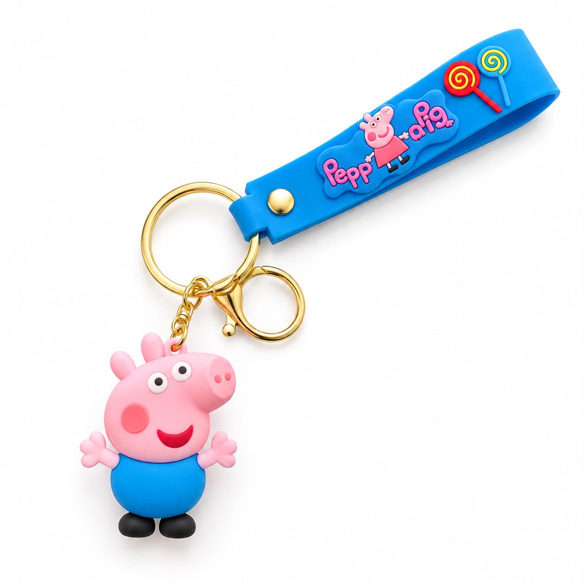 Adorable Peppa Pig Cartoon Keychain