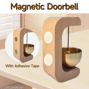 ZenHarmony Om Solid Wood & Brass Magnetic Doorbell
