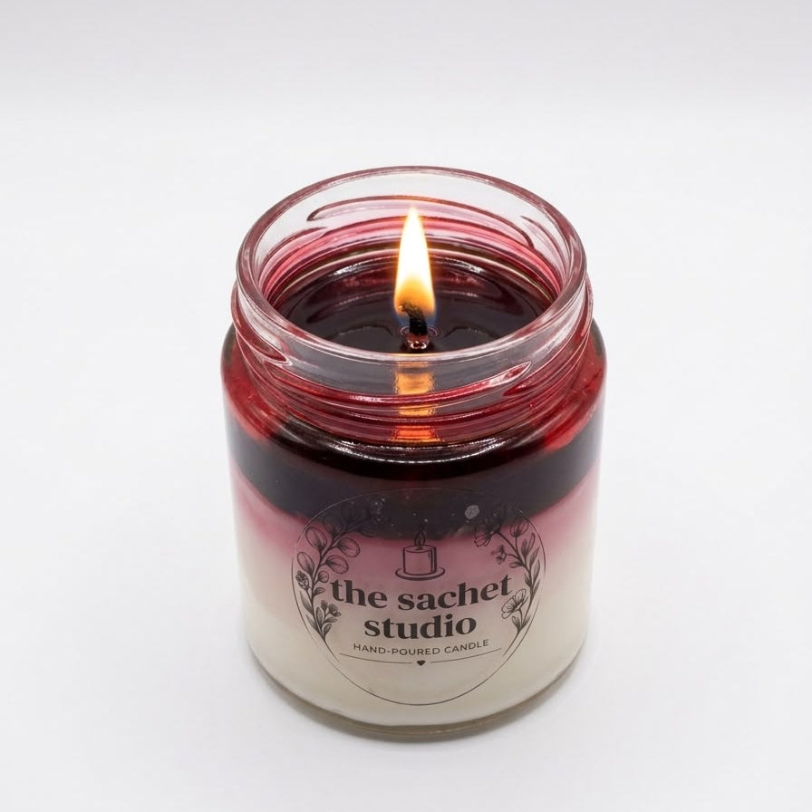 Velvet Dusk Hand-Poured Gradient Gel Candle