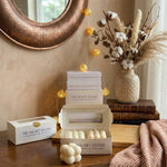 Artisan Ivory Cube Bubble Candle