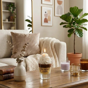 Vanilla Fragrance Sundae Glass Candle