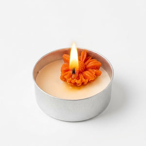 Floral T-Light Embedded Tealight Candle Set