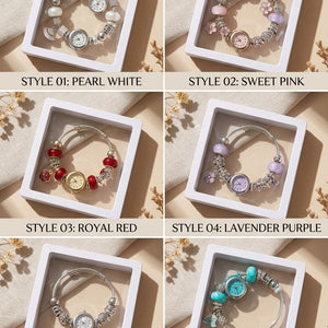 Silver Charm Watch Bracelet