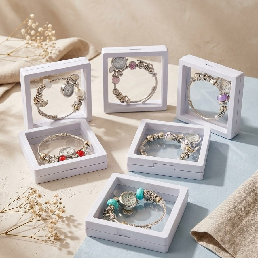 Silver Charm Watch Bracelet
