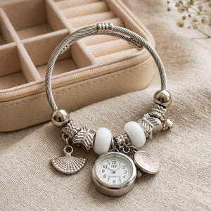 Silver Charm Watch Bracelet