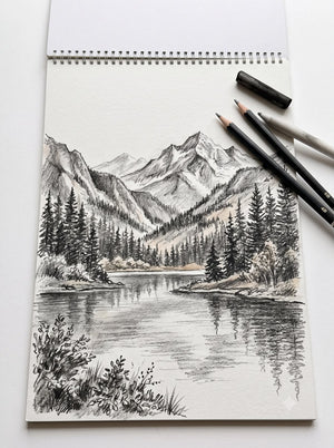 CraftDev Premium White Pulp Paper A3 Sketchbook