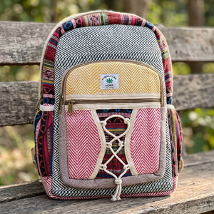 Himalayan Eco-Friendly Hemp & Cotton Unisex Backpack