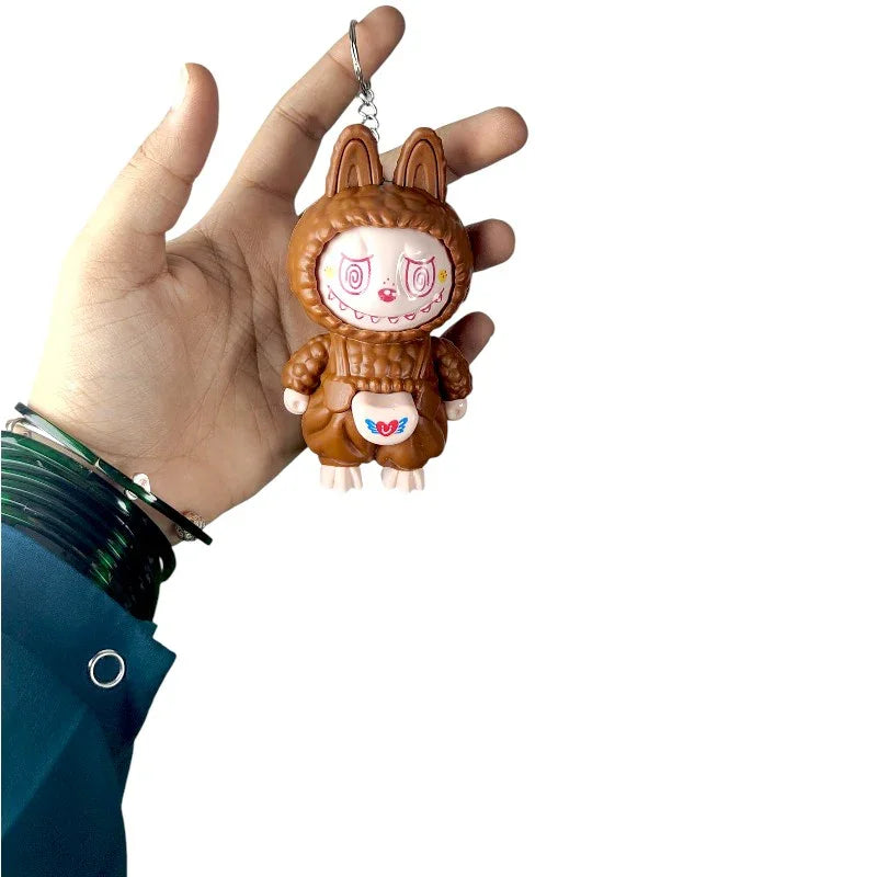 Labubu Chameleon Face Changing Keychain - KawaiWorld