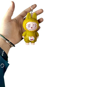 Labubu Chameleon Face Changing Keychain - KawaiWorld