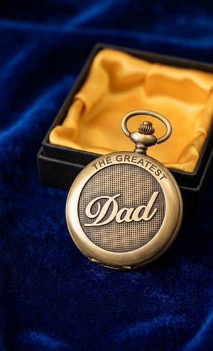 Timeless Vintage Quartz Pocket Watch Keychain - KawaiWorld