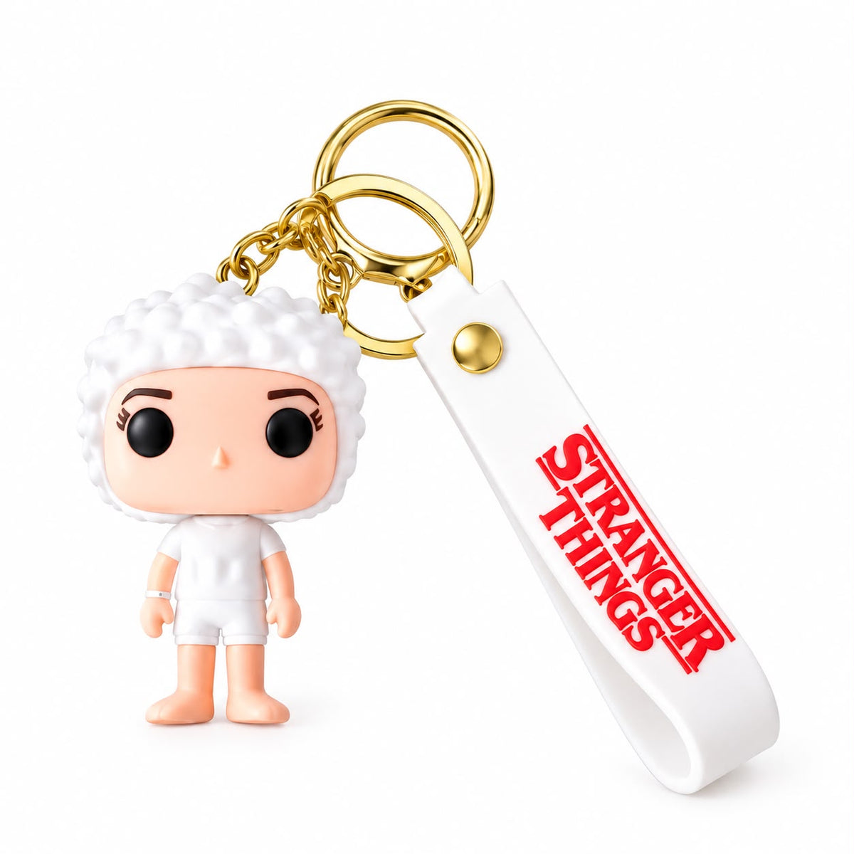 The Hawkins Crew: Eleven & Lucas 3D Keyring