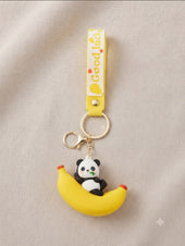 Sweet Treat Panda: Fruit Series 3D Keychain