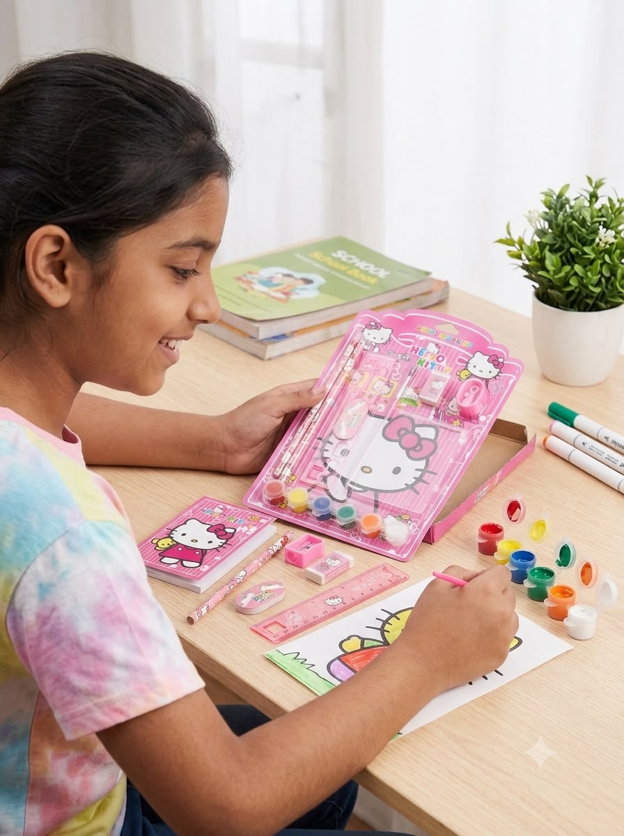 7-in-1 ToonCraft Art Stationery Set