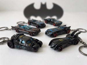 Batman Batmobile Die-Cast Metal Car Keychain