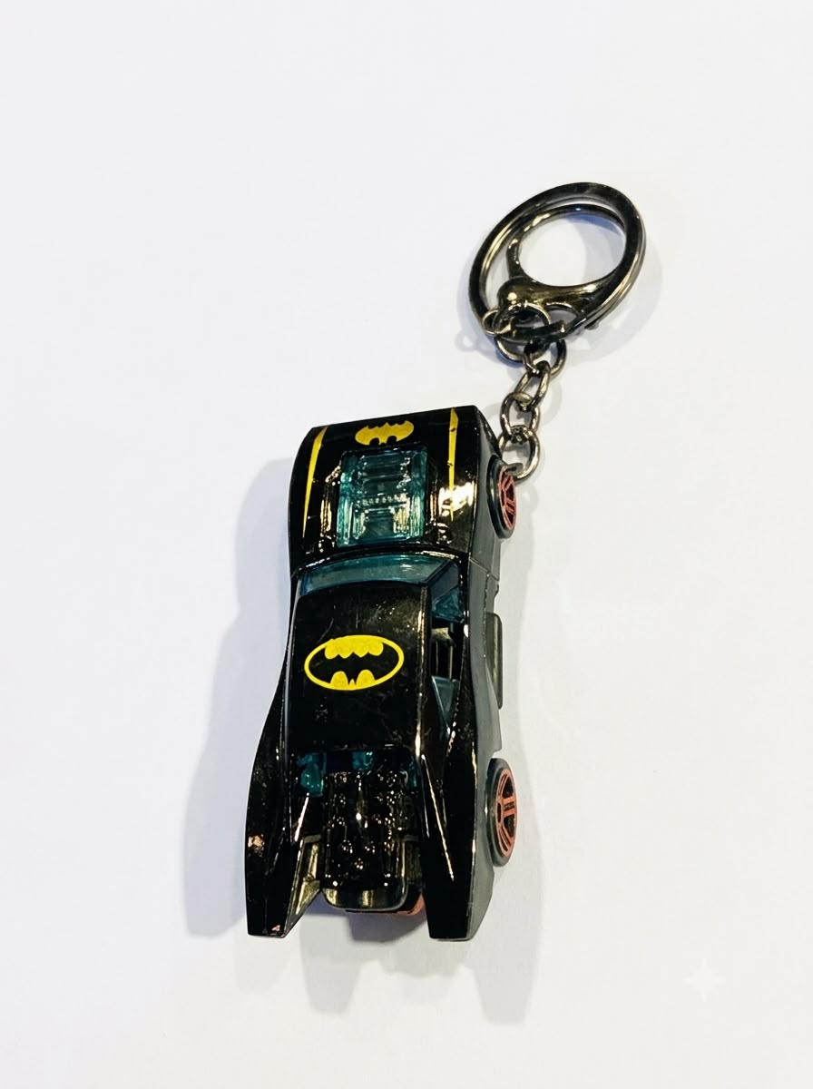 Batman Batmobile Die-Cast Metal Car Keychain