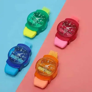 3 In 1 Watch Shaped Eraser Sharpener - KawaiWorld