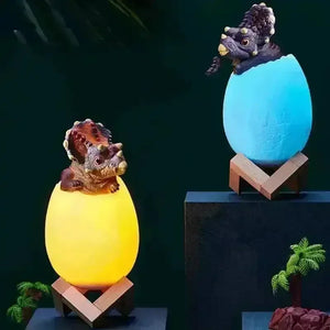 3D Colour Changing Dino Night Lamp - KawaiWorld