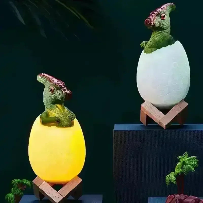 3D Colour Changing Dino Night Lamp - KawaiWorld