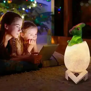 3D Colour Changing Dino Night Lamp - KawaiWorld