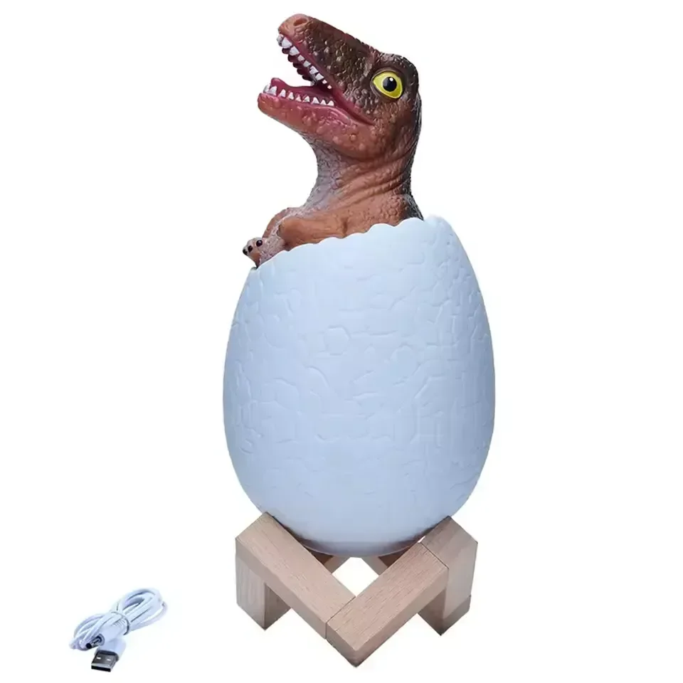 3D Colour Changing Dino Night Lamp - KawaiWorld